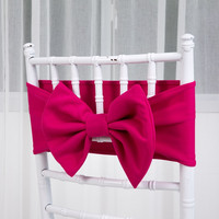 Nouveau Style élastique plaine teint chaise ceintures ceinture Stretch Polyester blanc chaise arrière arc pour mariage Banquet fête événement décoration