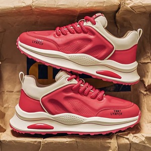 Zapatillas de Baloncesto Casuales Modernas para Hombre, Diseño Transpirable de Suela Blanda, con Cordones, Malla, Combinables con Todo, Opciones de Color para Invierno - Product Image 2