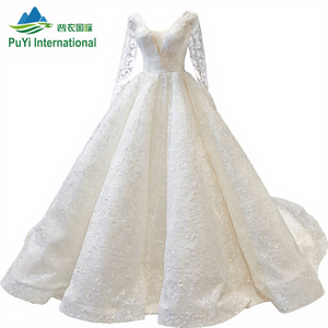 Chiffon Wedding Gowns Used Dress Summer Bales Used <strong>Clothes</strong> Top Quality Used Dresses Luxury Bridal Gown Dress - Product Image 1
