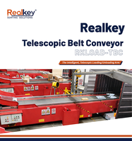 Convoyeur à bande télescopique automatique pour le chargement et le déchargement de conteneurs, convoyeur à bande pour entrepôt logistique, convoyeur télescopique