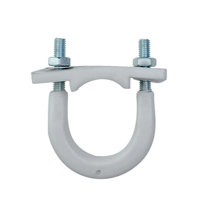 Customizable Size Polyurethane Rubber Clamp Galvanized <strong>Ubolt</strong> for Pipeline Connection Pump Truck Fixed - Product Image 3