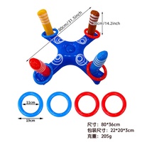 Jeu de lancer d'anneaux gonflables pour piscine, jouet aquatique multijoueur, flotteur pour enfants, adultes, famille, jouets de plage d'été