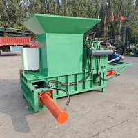Presse à balles d'ensachage d'ensilage horizontale hydraulique Presse à balles de foin et de paille hydraulique/Presse à balles d'alimentation d'herbe de foin d'animal