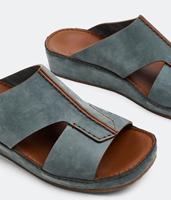 SHIKOL hommes sandales arabes Cerchio Nabuk Cucire sandales en cuir véritable Mules personnalisées à la main de qualité supérieure diapositives sandales arabes hommes