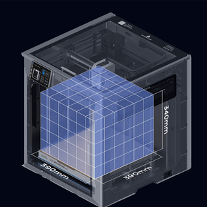 QIDI Max4 3D Printer, Desktop-sized Large Print, 390*390*340mm, with Automatic Leveling.