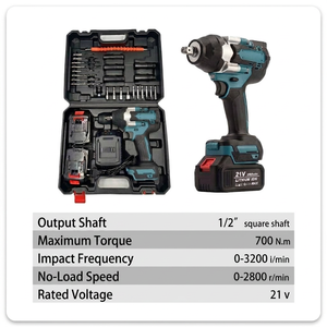 Llave Eléctrica Multifuncional sin Escobillas de Alto Torque de 700N.m para Andamiantos y Carpinteros, con Batería de Litio de Impacto - Product Image 3