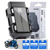 TOPDON TopScan Moto: Diagnóstico Completo del Sistema con VIN Automático, Prueba Activa, Escaneo con un Clic y Eliminación de Códigos de Error