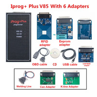 IPROG Plus V85 IMMO, Programador de Llaves para Unidades de Control Electrónico de Automóviles, Reinicio de Radio, SRS y Tablero, Reemplazo Digital Prog, 1 Año de Garantía