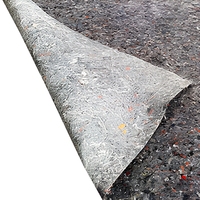 Tapis de sol en tissu polaire imperméable, 85% polyester, 15% coton, écologique, résistant aux déchirures, feuille de PE, poids moyen 180-350 g/m², 1m