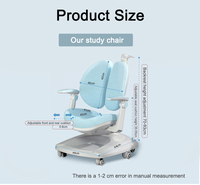 Chaise d'étude ergonomique en plastique de haute qualité pour enfants, réglable en hauteur, design minimaliste, idéale pour l'école, la chambre et le salon
