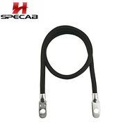 Adaptateur de borne de câble de batterie robuste 12V pour démarreur automobile, en cuivre étamé avec surface en caoutchouc PVC, 16mm 25mm 70mm