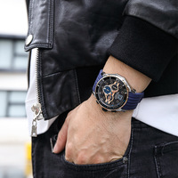 Offre Spéciale multifonction chronographe alliage bracelet en silicone étanche calendrier lumineux mode affaires sport hommes montre à quartz