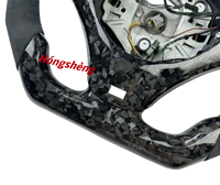 Volant en fibre de carbone forgé avec cuir Alcantara personnalisé pour BMW E90 E91 E92 E93 E81 E82 E87 M3
