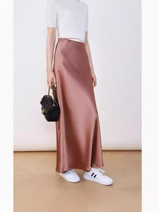 Váy lưới lưới bằng gỗ thông cao siêu dài cho nữ Váy Hở Eo cắt ngang hai mặt mùa hè phong cách thấp hơn - Product Image 3