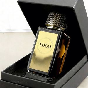 New Arrival <b>Empty</b> Square Glass Perfume Spray Bottles 30ml/50ml/100ml with Pump Sprayer Screen Printing Metal Label & <b>Box</b> - Product Image 1