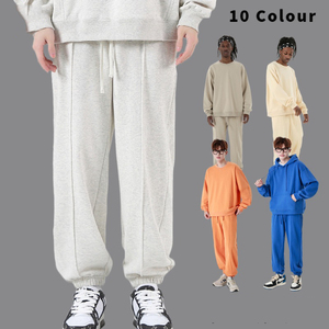 Pantalones deportivos de algodón informales para hombre, cintura elástica con ajuste holgado, pantalones de chándal de estilo callejero para Otoño Invierno, deportes al aire libre, venta al por mayor - Product Image 6