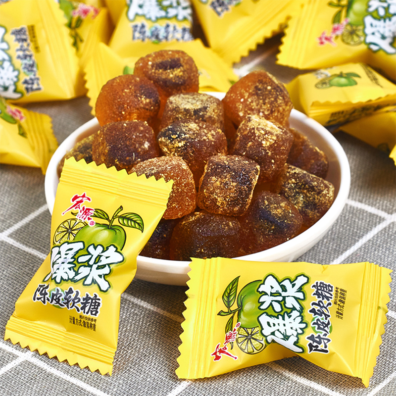 香港ブランド流心プラム味ソフトグミキャンディ238g
