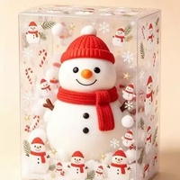 Grand jouet souple Bonhomme de neige de Noël en TPR à remontée lente, anti-stress, décompression, jouet sensoriel, cadeau de fêtes, vente en gros Zhejiang 14