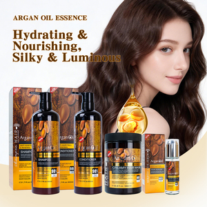 Wholesale Hair Care Products New Best Professional Repair Treatment Argan Oil Hair <b>Shampoo</b> and Conditioner - Product Image 3