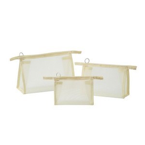 Bolsa de Maquillaje de Malla con Cierre y Logotipo Personalizado para Almacenamiento de Cosméticos - Product Image 3