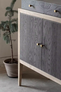 Meubles de salon <span class=keywords><strong>vintage</strong></span> simples scandinaves Chêne récupéré en bois massif Buffet Convient au salon - Product Image 3