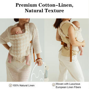 Portabebés Certificación CPC Bolsa de transporte de bebé de tela personalizada Jacquard Bolsa de transporte para bebé Bolsa de hombro ergonómica - Product Image 4