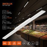 Éclairage sur rail linéaire LED haute efficacité 170 lm/W, éclairage sur rail commercial pour les allées de supermarchés