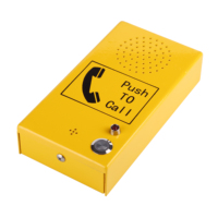 Boîte d'appel d'urgence murale à bouton unique avec numérotation automatique pour métro, aéroport, banque, école, zone publique, interphone mains libres