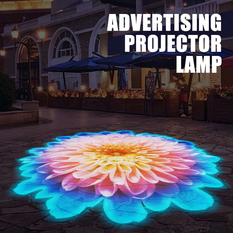 DDP Shipping Freight Forwarder Customized Logo Glass Gobo Lens Outdoor Advertising Projectors Fast LED Light Fast Delivery
