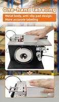 Machine d'étiquetage d'angle de bureau semi-automatique BSC-F601 pour boîtes et cartons – Applicateur d'étiquettes d'angle en métal pour scellage
