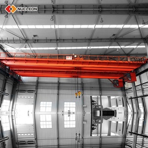 מנוף גשר תעשייתי חשמלי דו-קורה נייד לטיפול בסלילי פלדה כבדים - Product Image 2