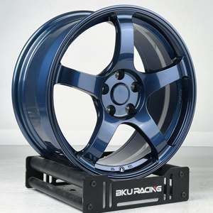 Bku 铸造式 5x114.3 ET 15mm JDM 风格车轮 <span class=keywords><strong>16</strong></span> 17 18 英寸铝合金轮圈 适用于本田思域雅阁丰田卡罗拉 Supra - Product Image 5