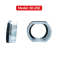 Couvre-phare avant IDISON 5D-25E BRIGHT 2.5'' 12V RGB HALO RINGS ANGEL EYES pour projecteur de phare, compatible avec les véhicules tout-terrain 4x4 et pick-up.