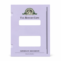 Dossier de documents fiscaux professionnel personnalisé pour les CPA, les préparateurs fiscaux et les cabinets comptables