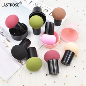 Éponge de maquillage pour le visage en forme de champignon à tête ronde avec logo personnalisé, pour fond de teint et poudre - Product Image 2