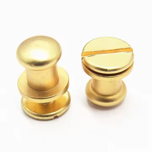 9*12MM or bouton goujons Rivet métal vis arrière taches pour <span class=keywords><strong>maroquinerie</strong></span> <span class=keywords><strong>Rivets</strong></span> balle cuir vêtements Punk bricolage cuir artisanat - Product Image 2