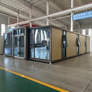 Maison Modulaire Pliable Conteneurisée Extensible de 40 Pieds Résistante aux Ouragans, Écologique et Moderne, pour Hôtel, Appartement Annexe ou Cuisine de Vie Complète - Product Image 2