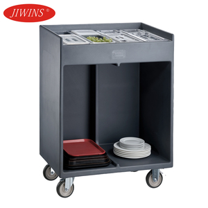 <span class=keywords><strong>Chariot</strong></span> de transport de plats GN en plastique JIWINS pour restaurant, plateau de service, <span class=keywords><strong>chariot</strong></span> de table pour la restauration hôtelière - Product Image 6