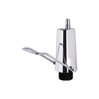 EUSOKON Pompe hydraulique en acier inoxydable argenté, fauteuil de coiffure à domicile, lit de soin du visage, fauteuil de cosmétologie, lit de massage, capacité de charge de 200 kg