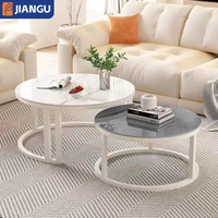 Table basse pliante en verre simple pour salons, petits appartements et maisons de location - Sensation de luxe léger et haut de gamme