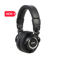Casque DJ pliable Audfine AH7500 avec haut-parleurs de 50 mm, personnalisable OEM, certifié CE RoHS, livraison rapide