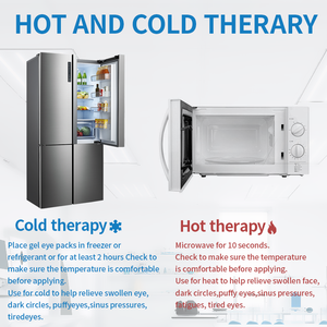 Buz paketleri Anti kırışıklık estetik sıcak soğuk buz torbası glitter jel göz bandı ped - Product Image 5