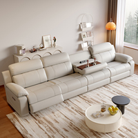 Ensemble de canapés inclinables électriques en cuir, canapé mural inclinable, mobilier de salon moderne sur mesure, vente en gros directe usine
