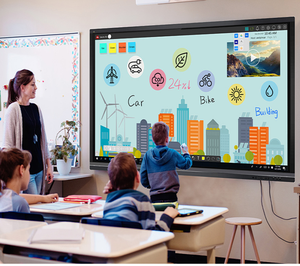 学校のための75インチのタッチ画面Windows/ AndroidのInteractivceボード中国工場 - Product Image 1