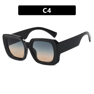 2025 Wholesale Fashion UV400 Oversized Sunglasses Mens Women Custom Logo Luxury Thick <b>Square</b> <b>Frames</b> Rectangle Sun Glasses - Product Image 4