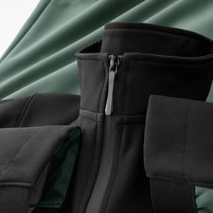 Veste coupe-vent légère à la mode pour hommes manteau en polyester écologique Logo élégant imperméable respirant transfert de chaleur - Product Image 2