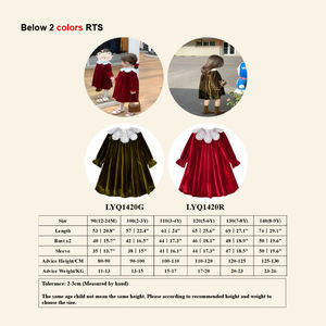 थोक बच्चे लड़की पार्टी पोशाक पोशाक कपड़े सर्दियों के बच्चों के लिए लड़कियों के लिए कपड़े - Product Image 3