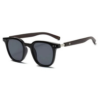 Lunettes de soleil carrées vintage UV400 à monture intégrale pour unisexe – Tendance, légères, mode, pour la conduite en extérieur