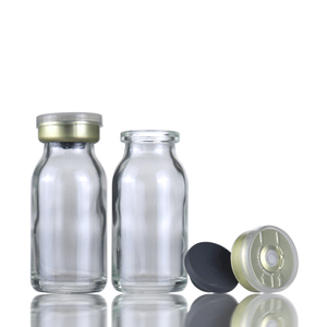 ขวดแก้วบรรจุยาขนาด 5 มล. 10 มล. 15 มล. 20 มล. 30 มล. 50 มล. 100 มล. แบบใสและสีชา สำหรับฉีดยา - Product Image 4