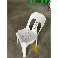 Chaise de salle à manger d'hôtel, de fête, de loisirs, de détente, empilable, en plastique, portable, pour le camping, la plage, le jardin, le pique-nique, l'extérieur, imperméable
